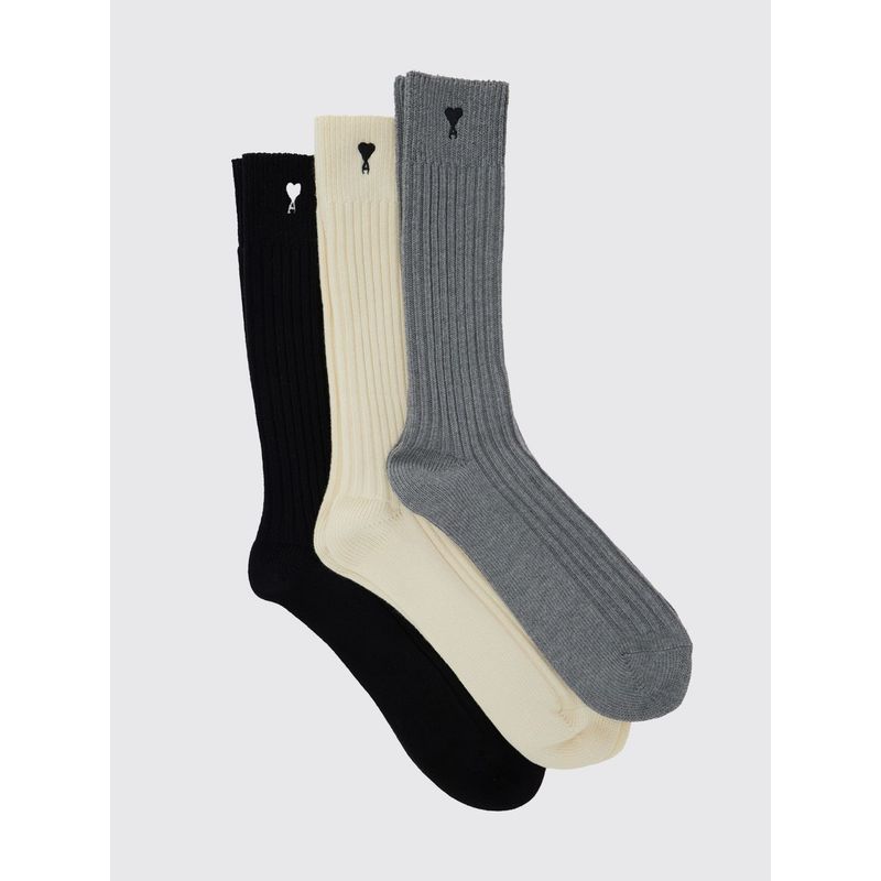 Ami Paris Socks Men Multicolor